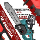 Motosserra Elétrica 12 Polegadas 68V Sem Fio Bateria de Lítio Alta Potência para Corte de Madeira Jardinagem e Uso Doméstico