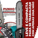 Motosserra Elétrica 12 Polegadas 68V Sem Fio Bateria de Lítio Alta Potência para Corte de Madeira Jardinagem e Uso Doméstico