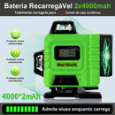 Nível Laser Verde 16 Linhas War Shark 2 Bateria+1.2m Tripé