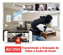 Câmera De Segurança Wifi 2k Modelo Tomada Tempo Real