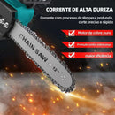 Motosserra Elétrica 12 Polegadas 68V Sem Fio Bateria de Lítio Alta Potência para Corte de Madeira Jardinagem e Uso Doméstico