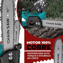 Motosserra Elétrica 12 Polegadas 68V Sem Fio Bateria de Lítio Alta Potência para Corte de Madeira Jardinagem e Uso Doméstico