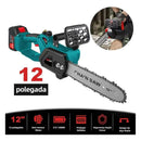 Motosserra Elétrica 12 Polegadas 68V Sem Fio Bateria de Lítio Alta Potência para Corte de Madeira Jardinagem e Uso Doméstico