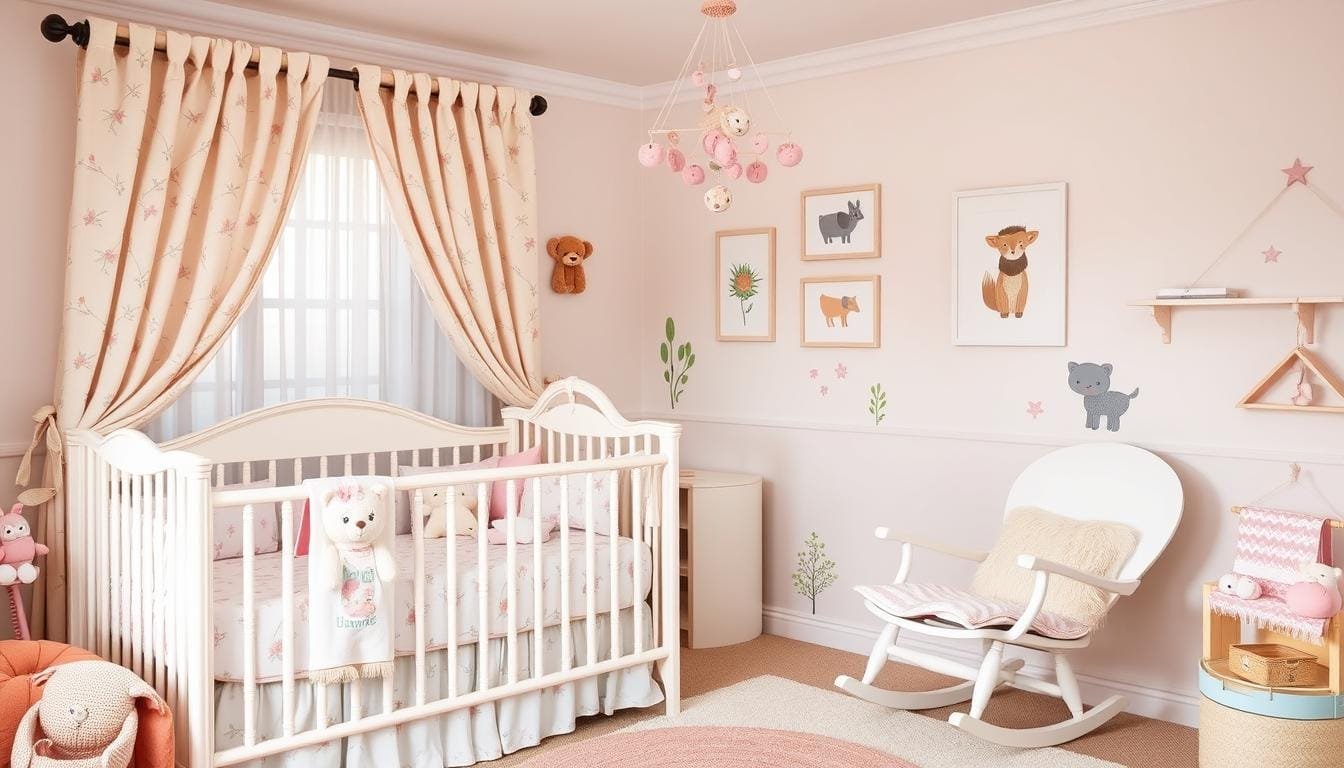 ideias de quarto de bebe menina