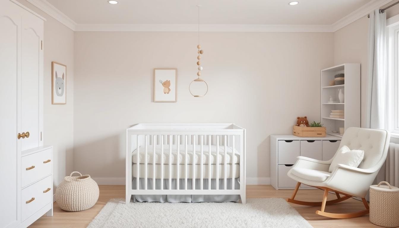 ideias de quarto de bebe neutro