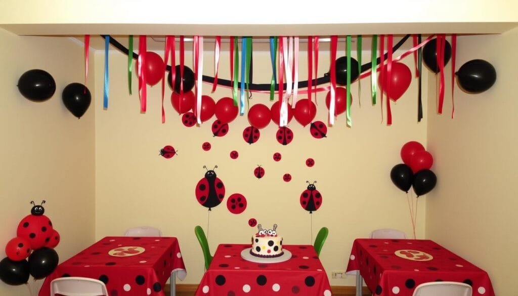 Decoração Ladybug Simples