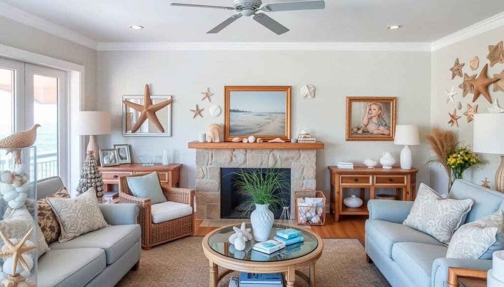 Decoração com conchas