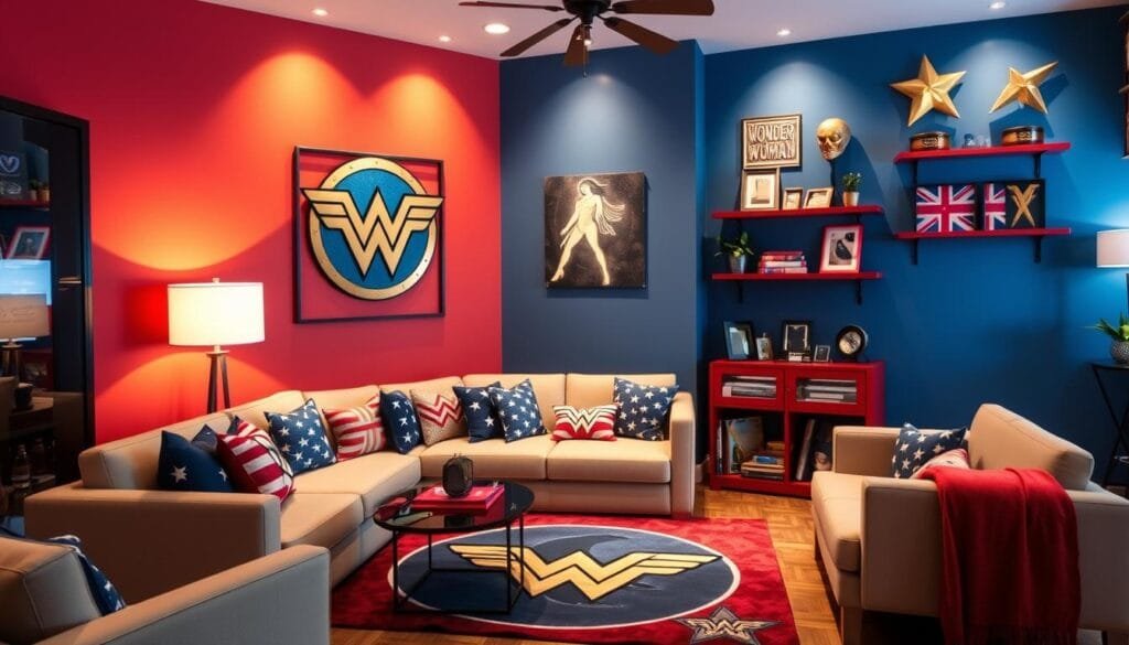 Decoração da Mulher Maravilha