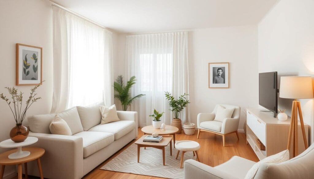 Decoração de ambientes com tons claros
