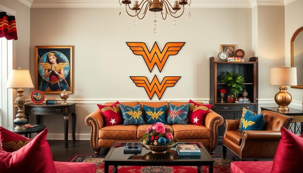 Decoração inspirada na Mulher Maravilha