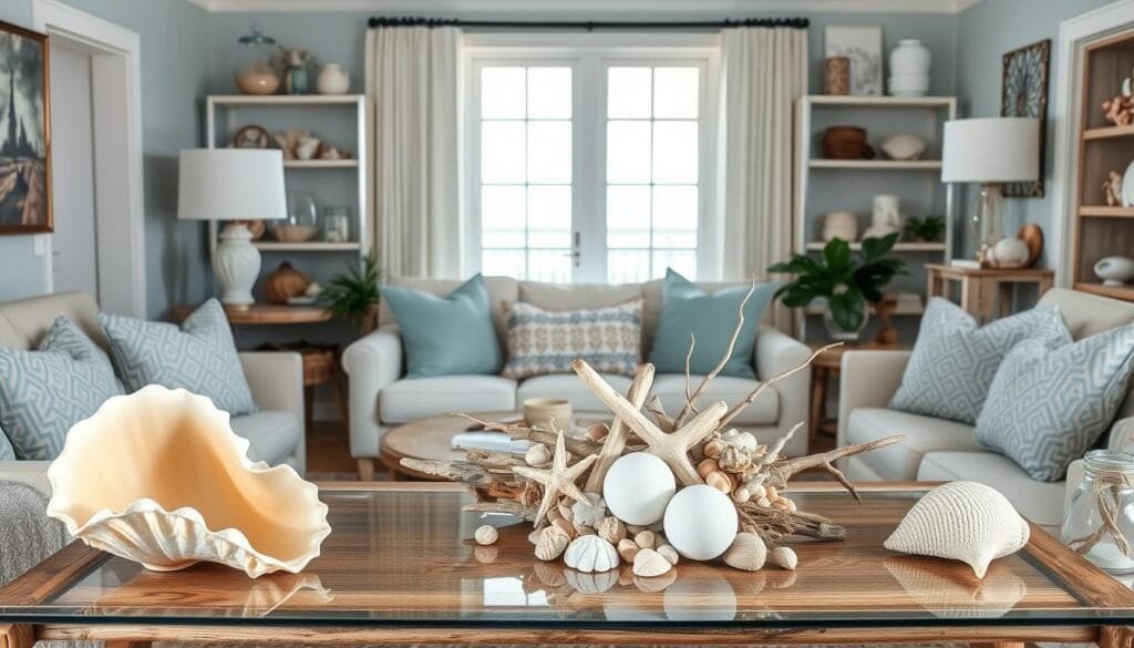 decoração com conchas