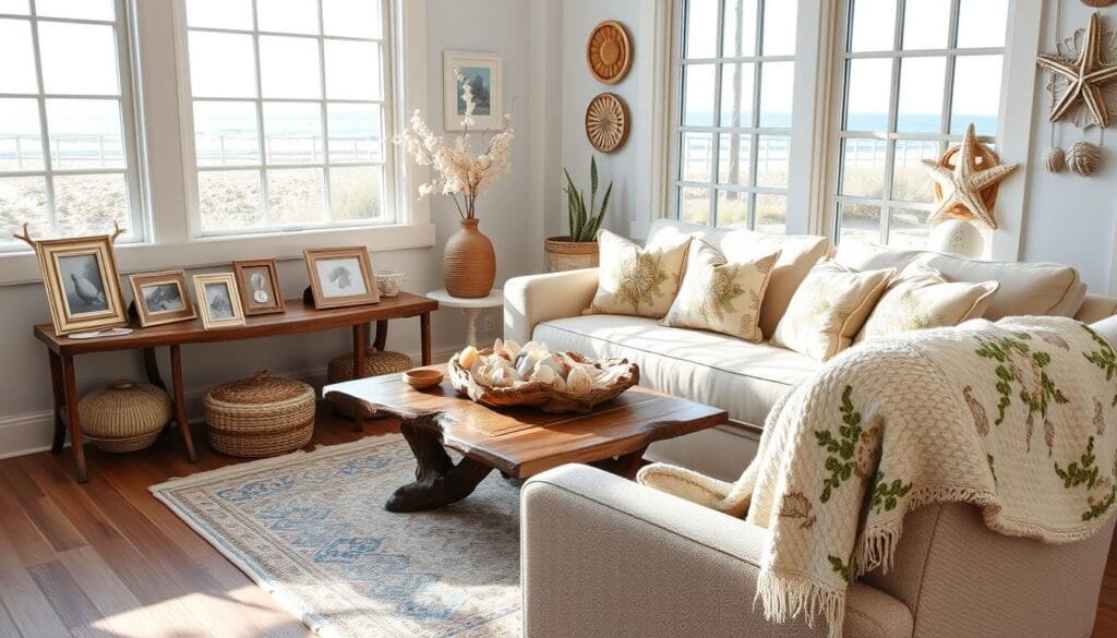 decoração com conchas