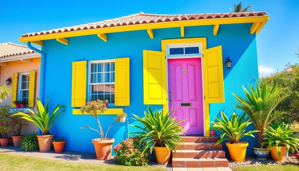 fachada colorida